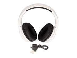 Fone De Ouvido Bluetooth Com Cancelamento De Ruído Anc Plegável Leve Sem Fio Com Microfone Para Gaming Esportes Branco