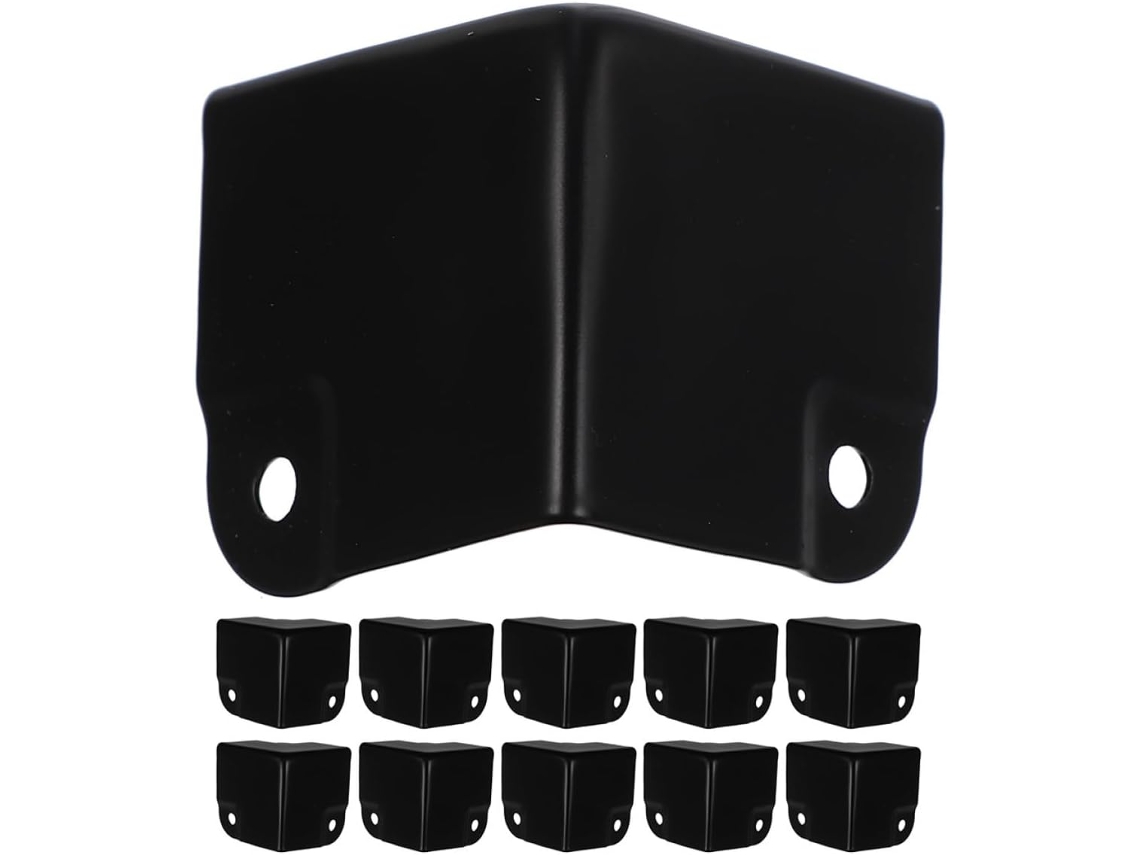 Protector 40 Esquina Metálico Negro Mm 12 Piezas Cajas