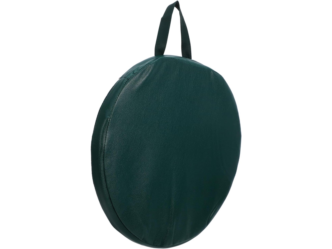 Cojín Redondo Portátil Para Silla De Exterior, Ideal Para Jardín Y Camping, Con Asa Y Almohadilla De Espuma.