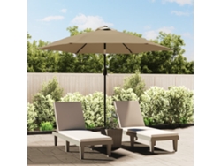 Sombrilla Jardin VIDAXL Gris Topo (300 cm)