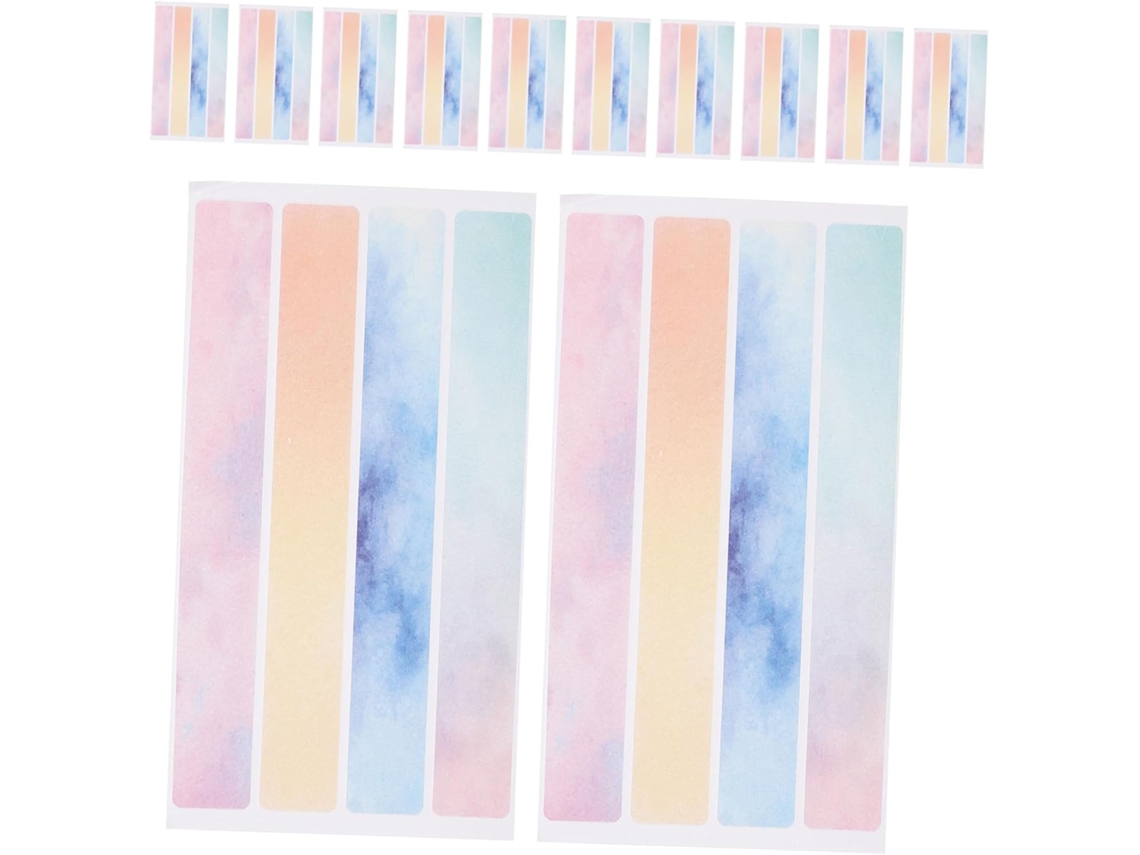 2 juegos de cintas antideslizantes de colores para el baño y pegatinas impermeables para escaleras y