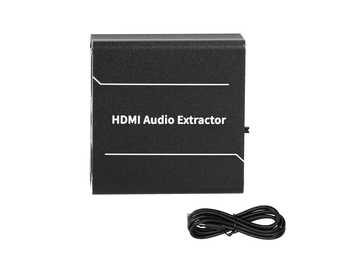 Divisor De Audio 4k Hd, Interfaz Multimedia De Sonido Envolvente 5.1 Con Extractor Óptico.