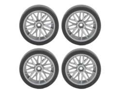 4 Neumáticos De Goma De Repuesto Para Coches Rc Drift, Compatibles Con El Modelo De Coche Teledirigido Ae86.