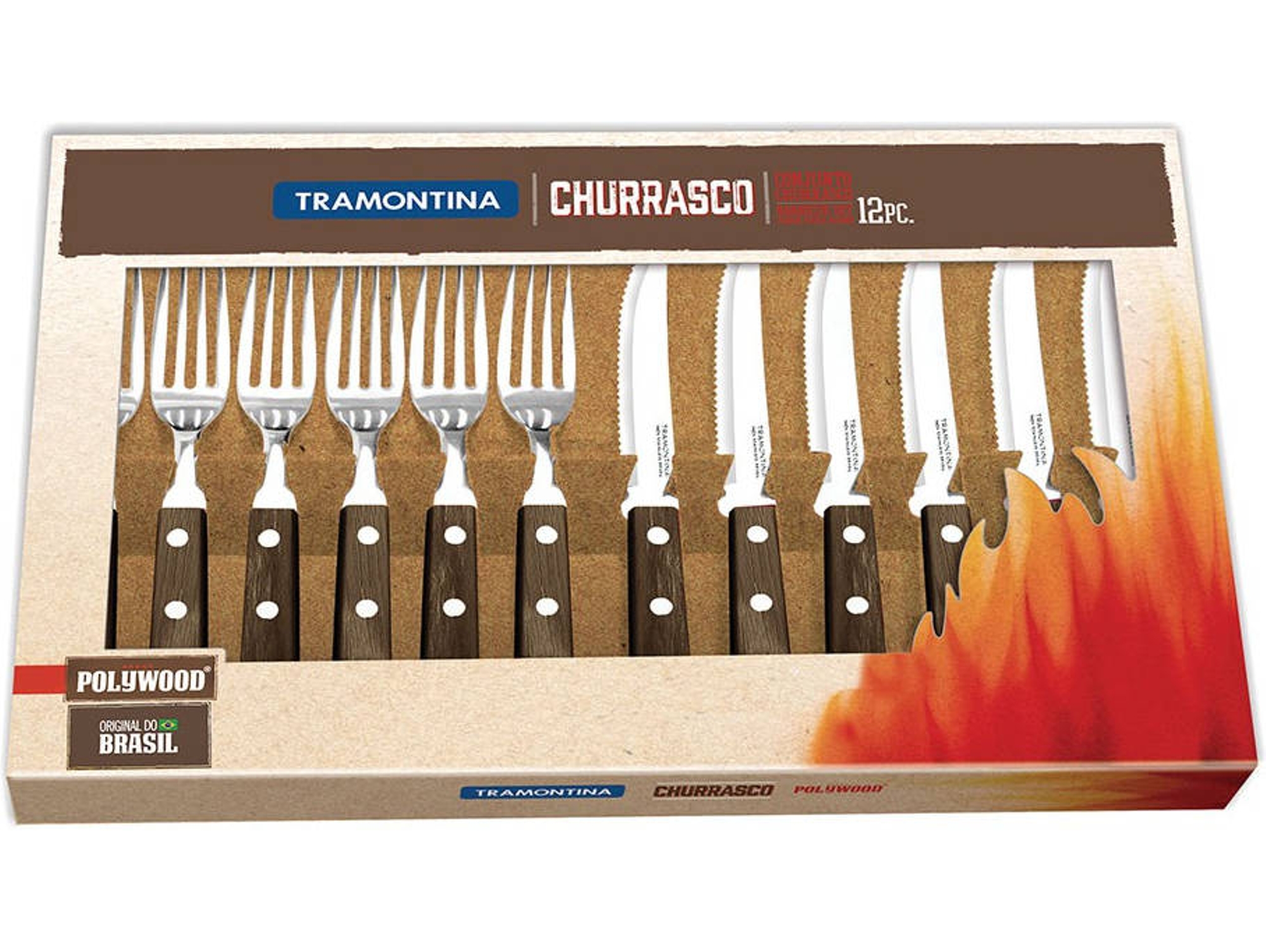 Cubertería TRAMONTINA CHURRASCO 21199-903
