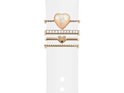 Correa Garmin Vivoactive 3 Music Pulsera con Adorno Cristal Blanco