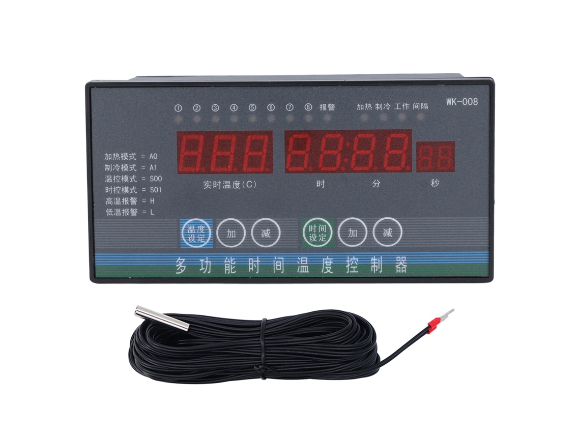Controlador de temperatura inteligente con sonda de 8 salidas, alta precisión, para invernaderos y granjas, 110 V