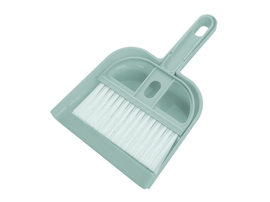 Jinwei-conjunto De Peneira E Pincel Para Mão: Limpeza Eficiente, Compacto, Portátil, Mini Vassoura E Peneira Em Mão Para Mesa, Azul