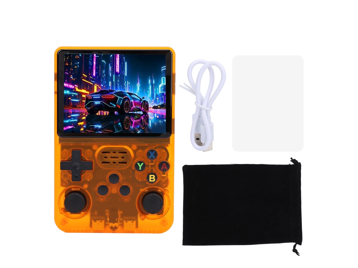 Consola De Juegos Portátil Retro Con Joysticks 3d Duales, Pantalla De 3,5 Pulgadas (640x480) Y Batería De 3500 Mah.