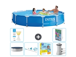 Intex Piscina Com Estrutura Redonda - 366x76 Cm - 7-peças S28