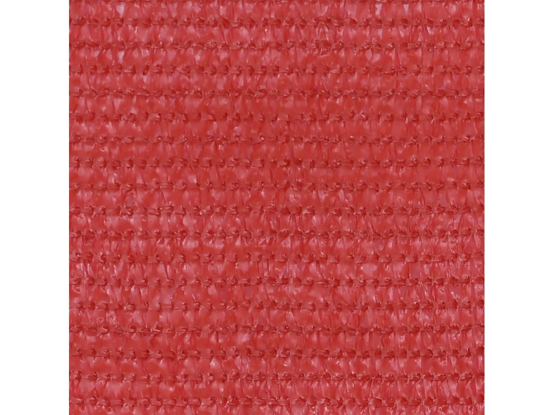 Maison Exclusive - Toldo Para Balcón Hdpe Rojo 120x500 Cm