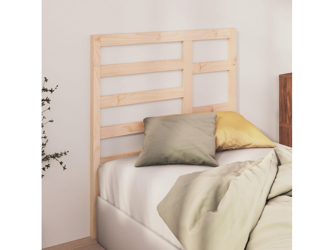 Cabecero de cama de madera maciza de pino Lovely Home, 106 x 4 x 104 cm