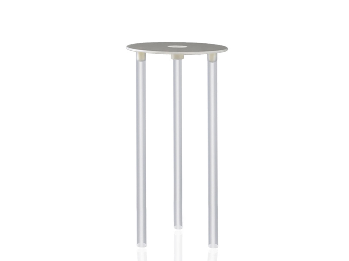 RNEMITERY Soporte para Pastel de Plástico PP Grado Alimenticio, Soporte de Doble Capa para Pasteles, Accesorio DIY para Repostería, 16 cm