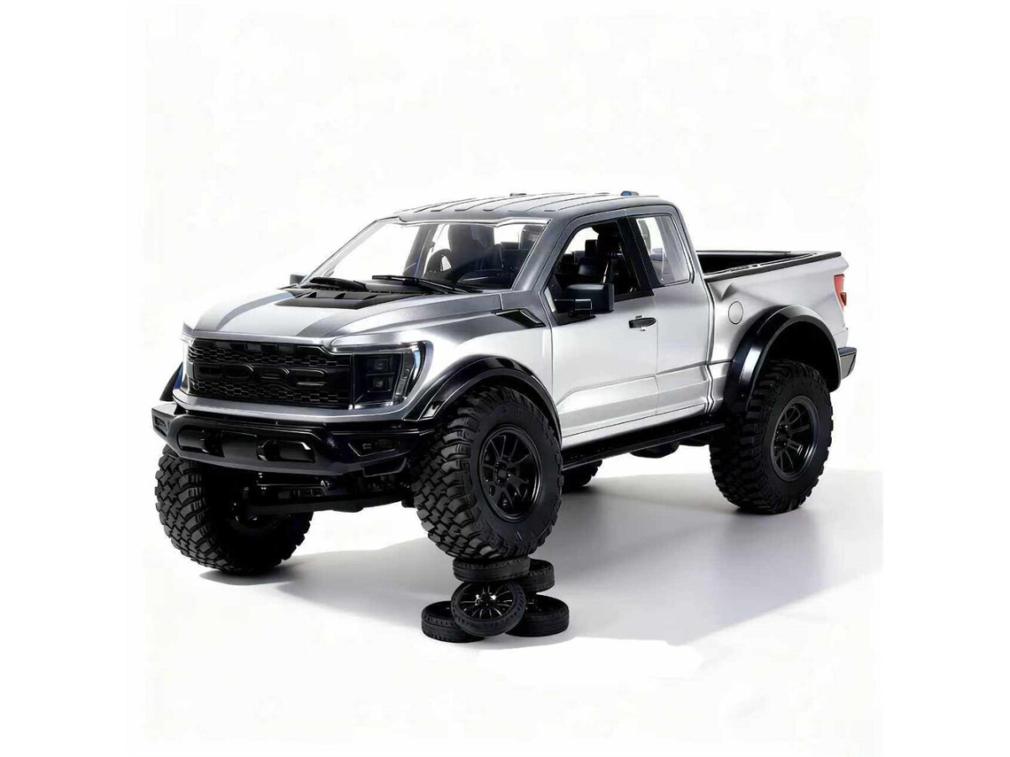 Coche Rc Redhstar R12-01q F150 Rtr 1/12 2.4g 4wd Proporcional 2 Vel Rock Crawler Off-road Led Eje Metal Juguetes