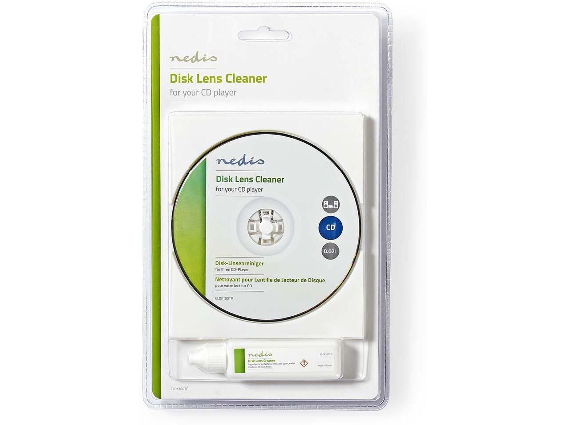 Kit de limpieza para reproductores de cd NEDIS