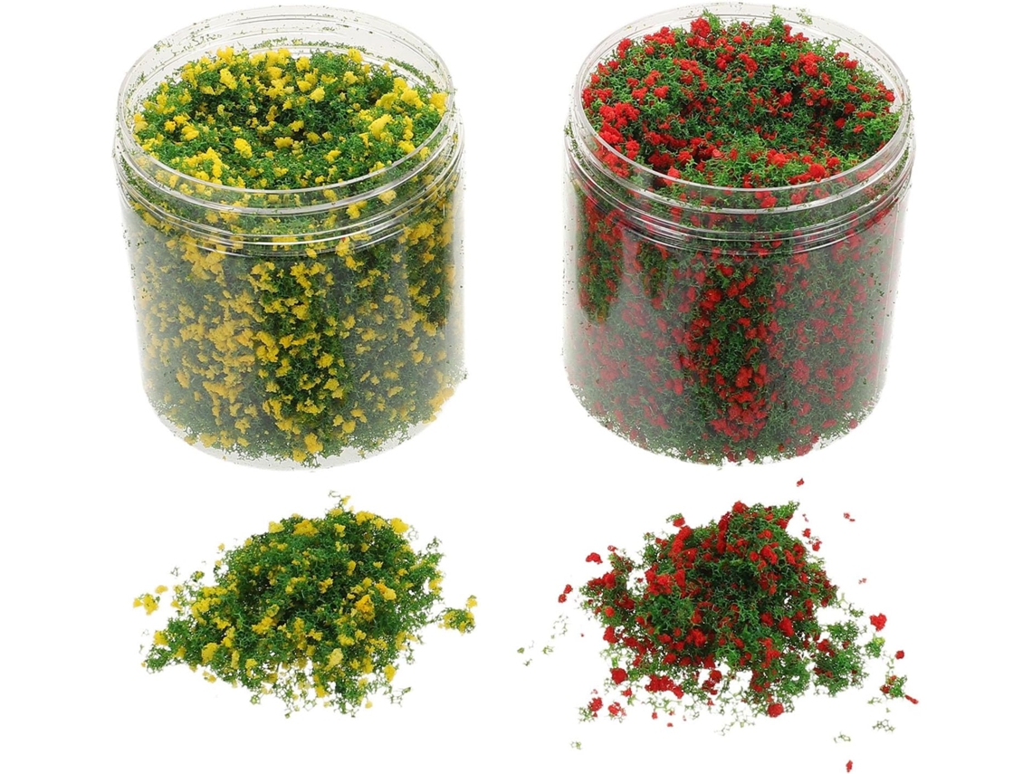 Piezas De Césped Estático En Miniatura, Árboles Pequeños, Musgo Artificial Para Manualidades