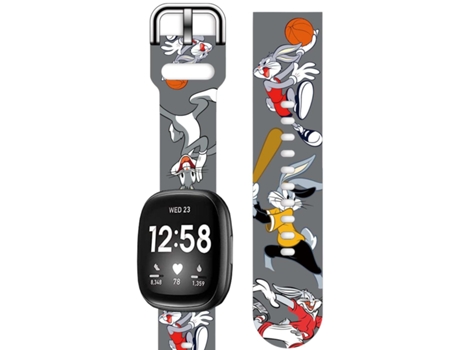 Correa Silicona Suave Personalizada Fitbit by Google Versa 2 Bugs Bunny