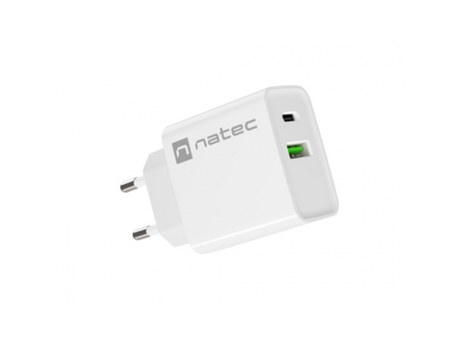Cargador Ribera NATEC Blanco