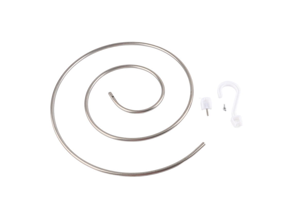 Tendedero giratorio plegable en espiral de acero inoxidable, segunda generación