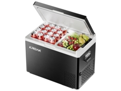 Refrigerador para coche, refrigeración eficiente, diseño de doble zona, 40 L, estándar OEM