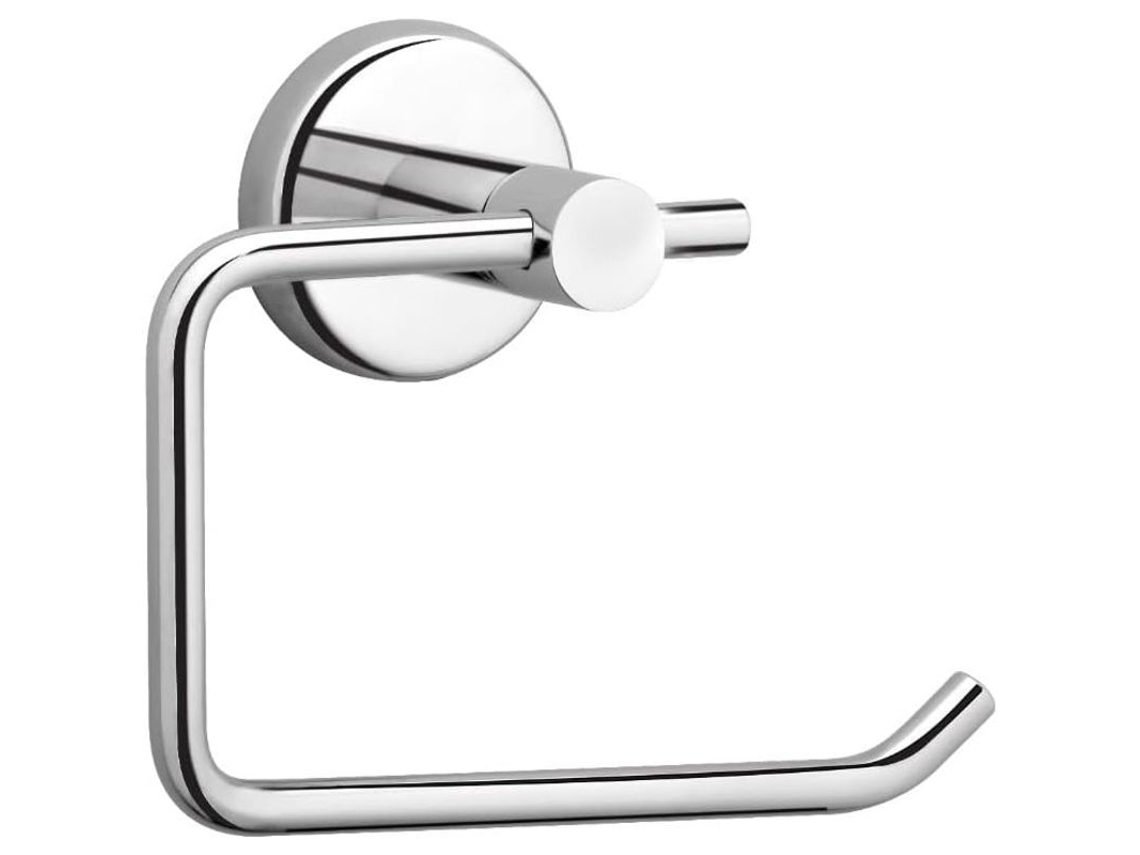 Porta Rollos De Baño De Pared De Acero Inoxidable Cromado Sin Adhesivo Resistente A La Corrosión Y Duradero