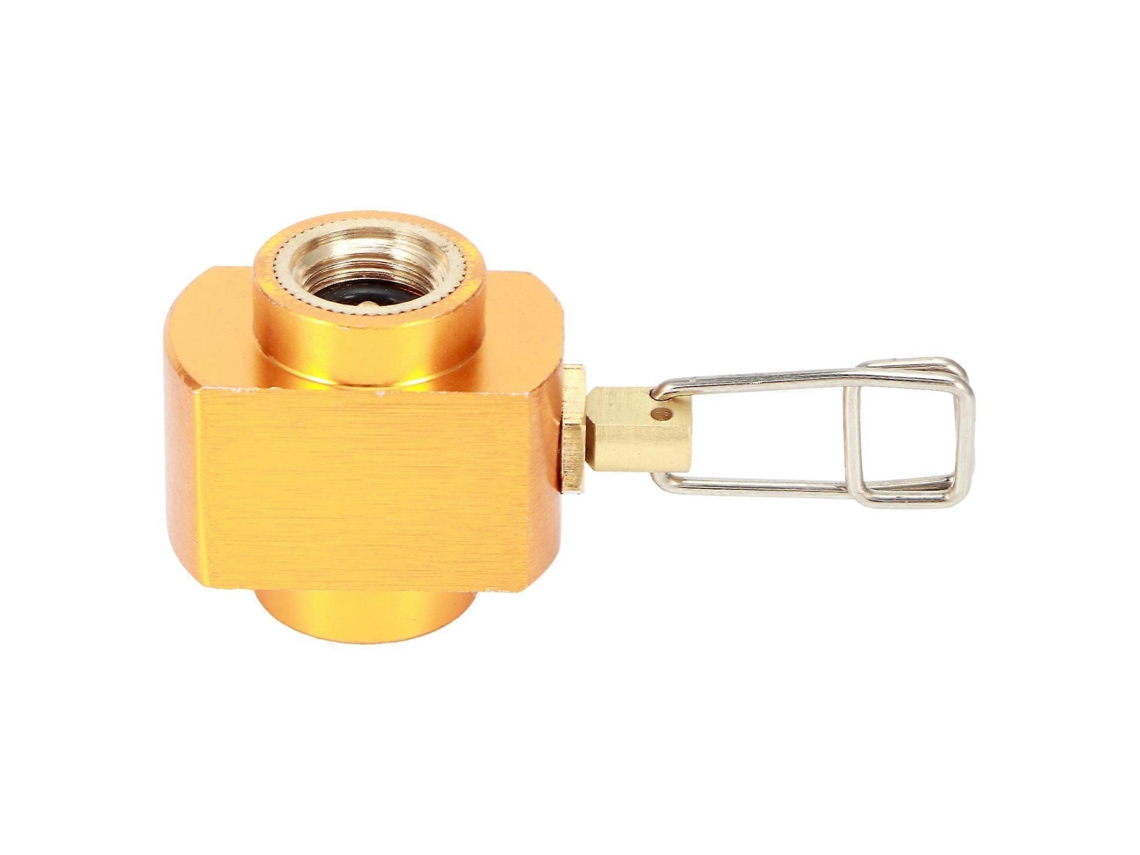 Adaptador para estufa de camping al aire libre G1/4 DN8, adaptador para válvula de recarga de gas, accesorio para estufa de gas Hengjian