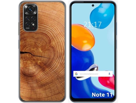 Carcasa Xiaomi Redmi Note 11 TUMUNDOSMARTPHONE Dibujos Madera 04 Multicolor