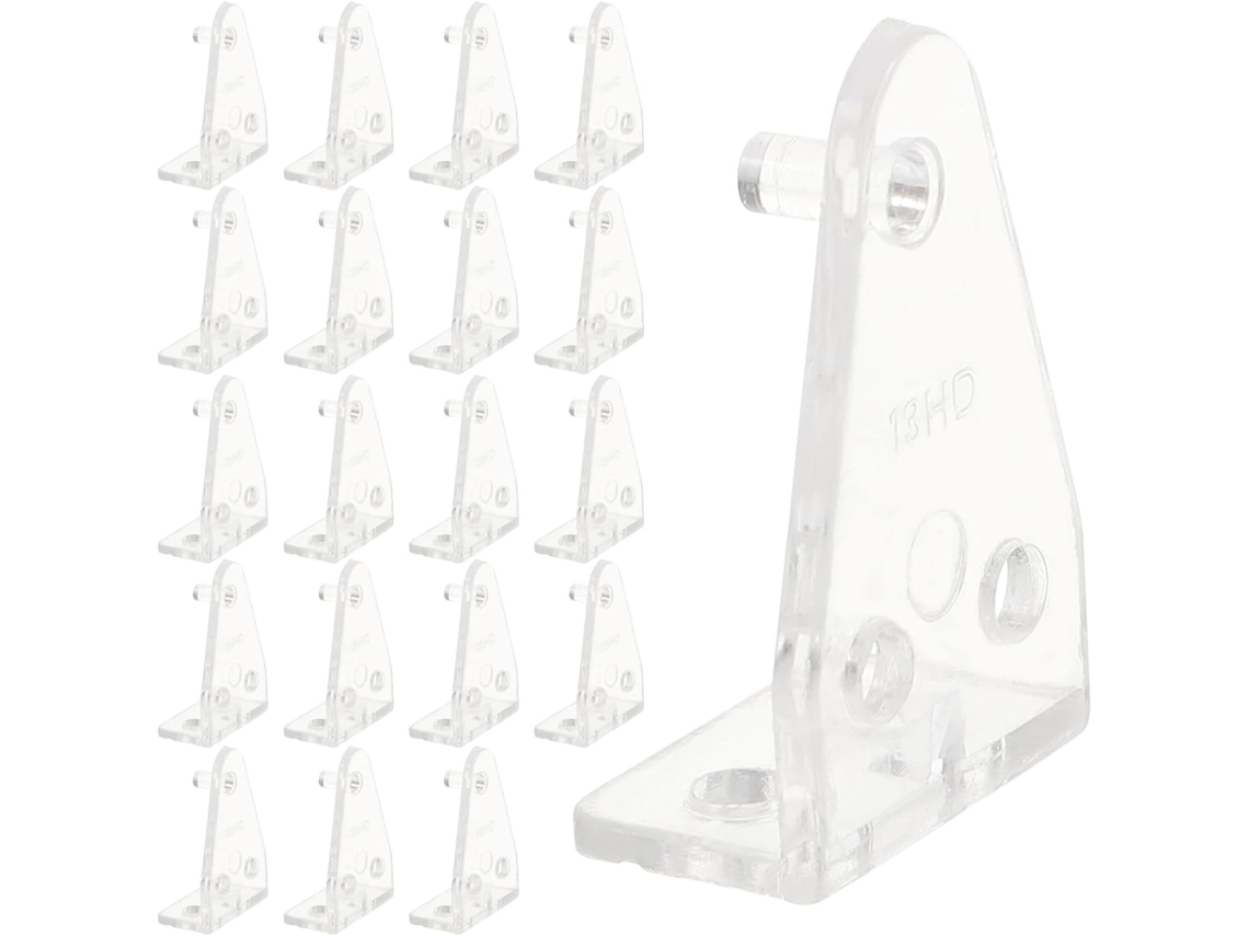 20 Piezas Ganchos Para Persianas Transparentes De Plástico Duradero De Accesorios Para Fijar Cortinas Ventanas Resistentes Y Fáciles D