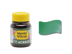 ACRILEX Barniz Vidrieras 37Ml Verde Veronese 512