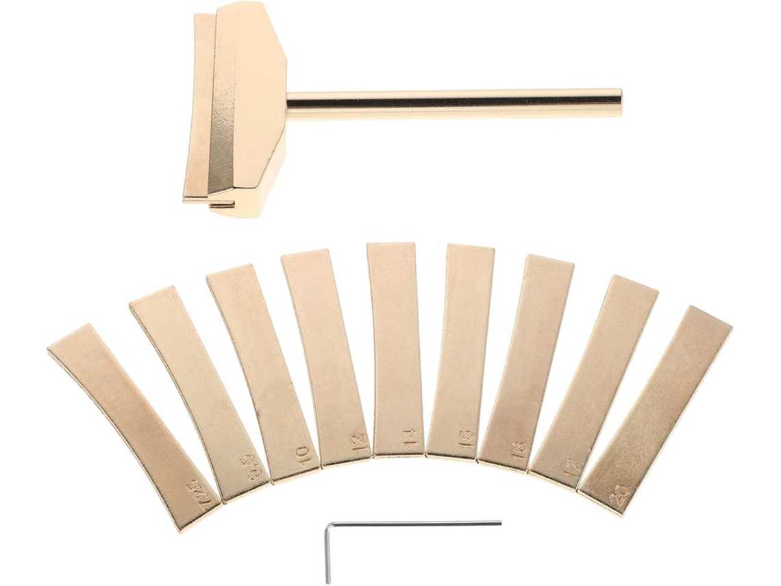 Herramienta para prensar trastes de guitarra y bajo, accesorios para la fabricación de guitarras y