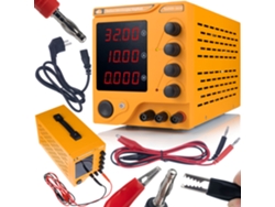 Fuente de alimentación de laboratorio Rares-3210 – 32 V 10 A | Alta precisión | Protección Rosfix