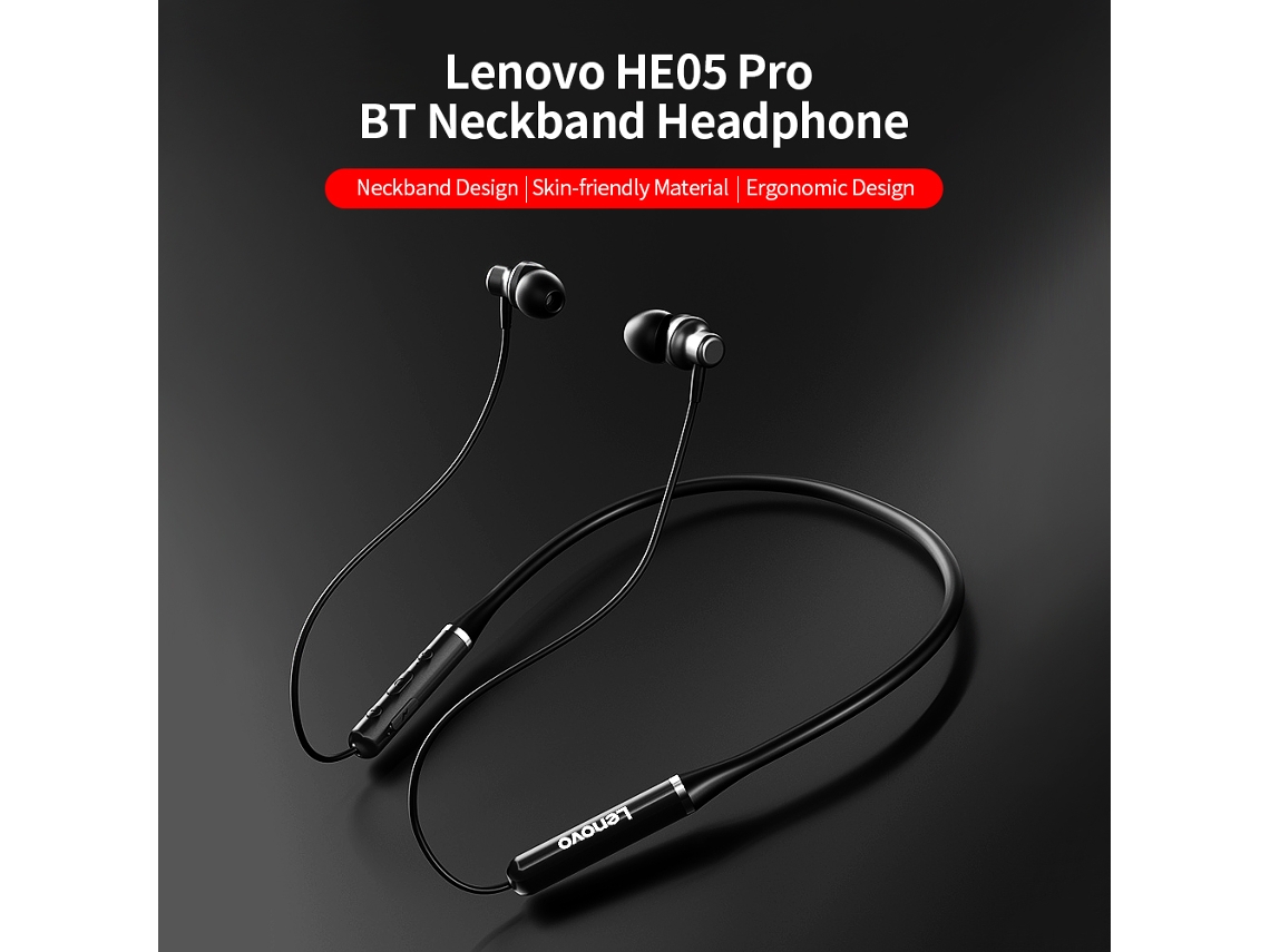 Lenovo He05 Pro Auricular Inalámbrico Bt5.0 Con Impermeabilidad Ipx5 Auricular Deportivo Con Micrófono Rojo