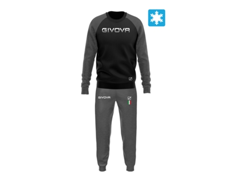 Chándale de Hombre para Fitness GIVOVA Banda Chándal Italia Gris (XL)