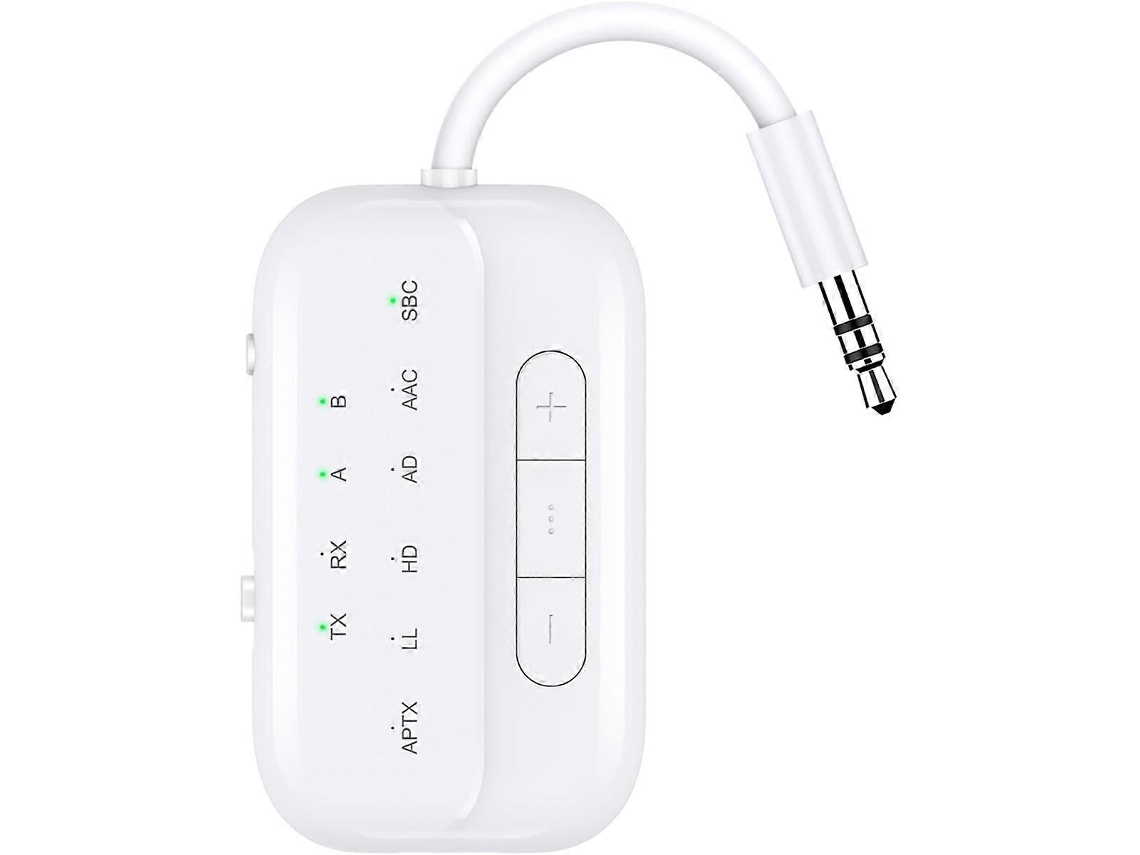 Transmisor y receptor Bluetooth, adaptador inalámbrico 2 en 1 V5.4 Rosewell
