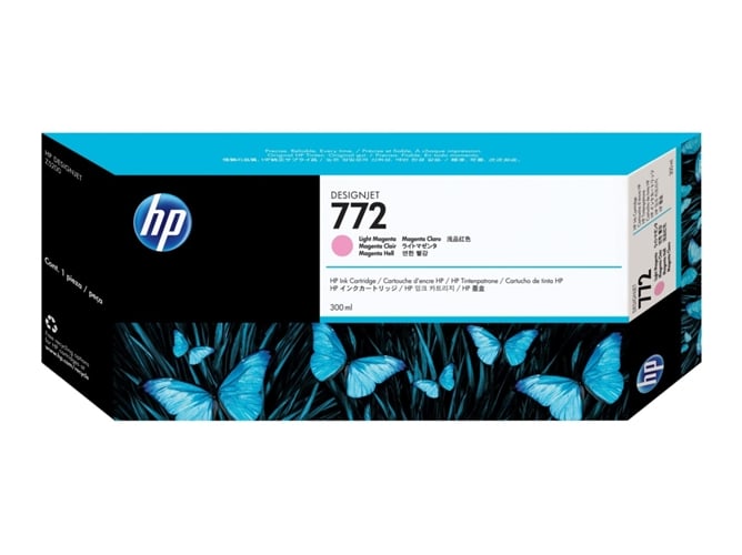 Cartucho de Tinta Original HP 772 300 ML CN631A Magenta Claro