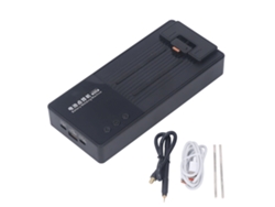 Máquina de solda por pontos manual ajustável com 6 níveis de potência, desligamento automático e saída de bateria de 4,2 V 200 A.
