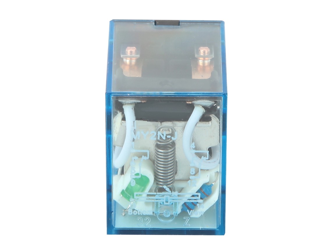 10pcs Relé Electromagnético Intermedio My2n-j 8 Pines Dpdt 10a 12vdc
