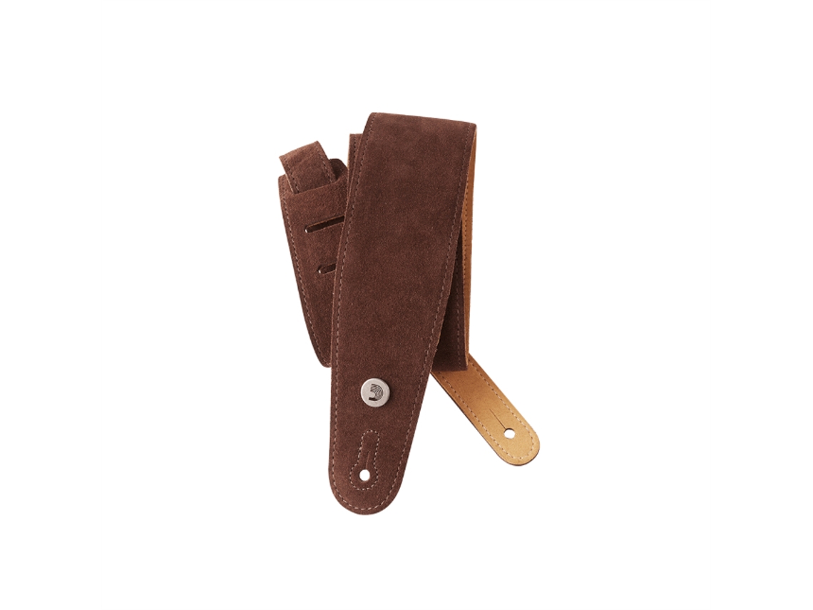 D'ADDARIO 25ss01-dx correia suede guitar strap, cognac
