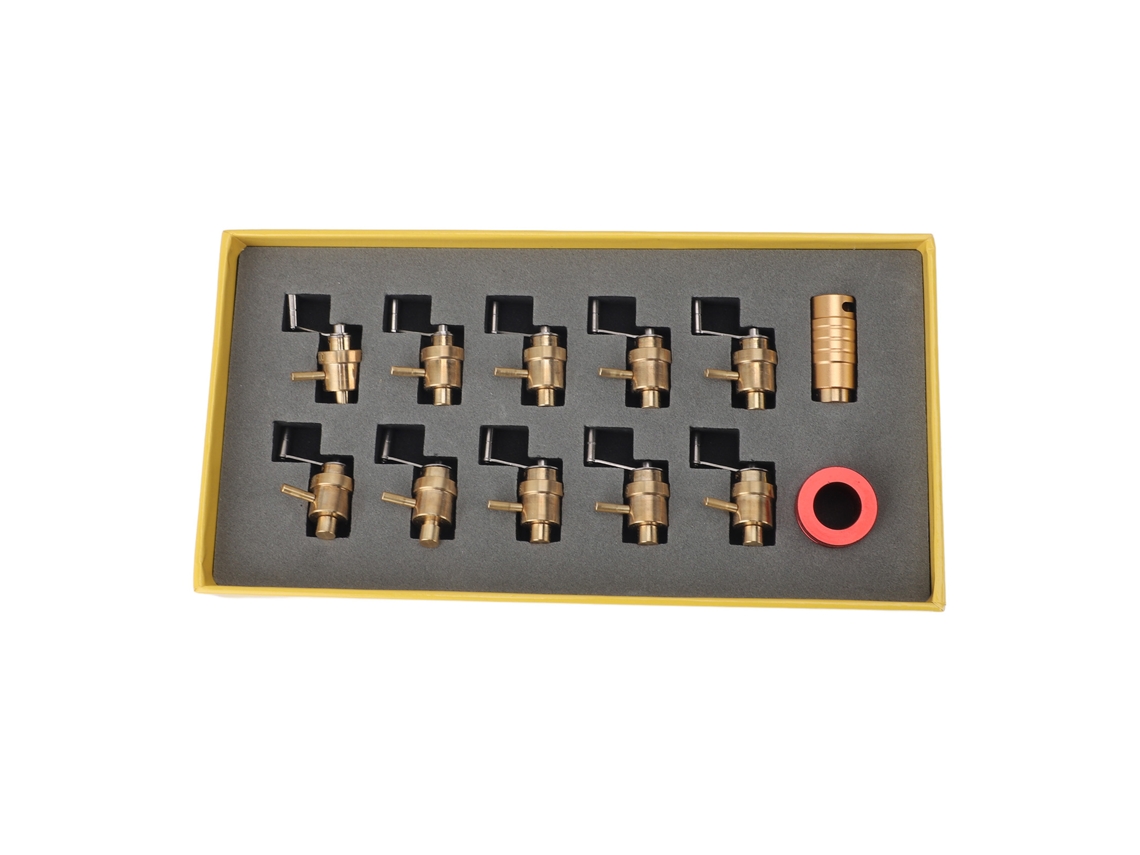 Juego de 12 piezas para enrollar el muelle real y reparar relojes - Acero inoxidable