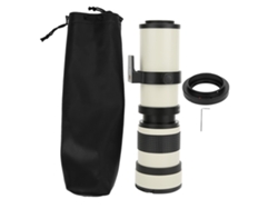 Lente De Enfoque Manual Zoom 420‑800mm Teleobjetivo Para Cámara
