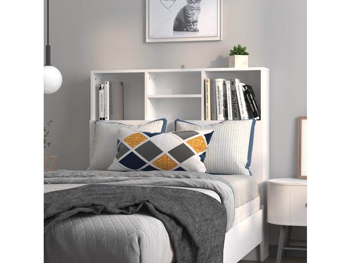 Mueble cabecero blanco 100x19x103,5 cm