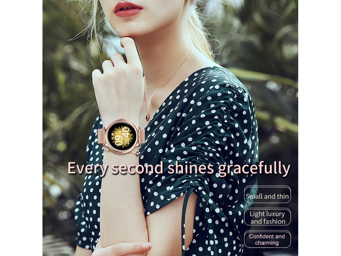 Reloj Inteligente Ny33 Para Mujer Con Pantalla Táctil De 1,09", Monitor De Salud Y Estado Físico, Resistencia Al Agua Ip68, Compatible Con Android E Ios.