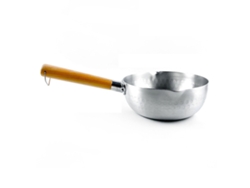Calentador De Leche De Aluminio Antiadherente Con Mango De Madera, 24 Cm