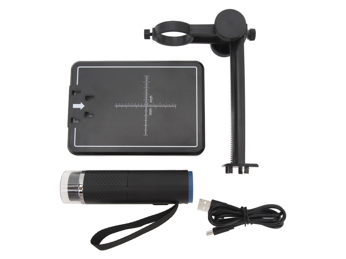 Microscopio Digital Inalámbrico 2mp 50x-1000x, Portátil De Mano Con Wifi Y Soporte Ajustable Para Teléfonos Y Tablets
