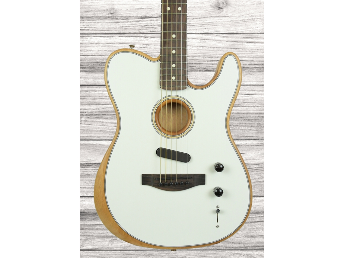 Fender acoustasonic player telecaster arctic white