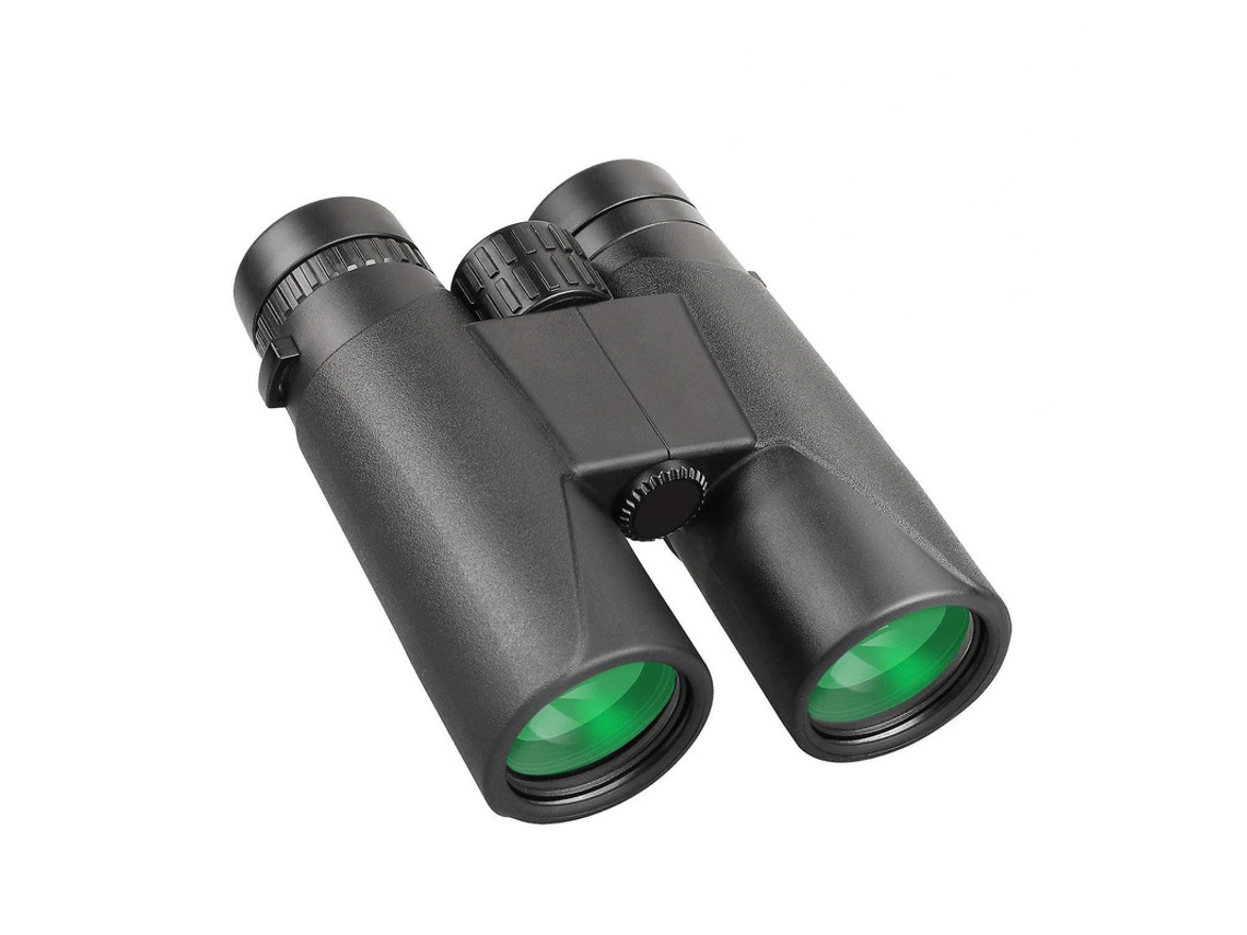 Binoculares 12x42 Bak4 Prism FMC IP68, ligeros, con poca luz, visión nocturna, para observación de aves, caza, viajes, color negro. Bestvite