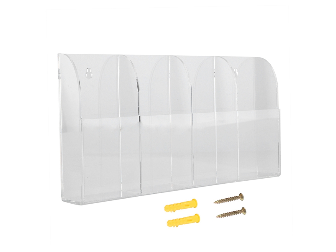 Soporte De Pared Para Mando A Distancia De Aire Acondicionado, Caja De Almacenamiento De Acrílico Transparente