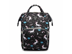 Mochila De Maternidad Czhhmart Moderna Y Práctica Para Paseos Preto