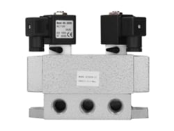 Válvula Solenoide Pneumática 2 Posições 5 Vias Controlador Elétrico G1/2 pol. K25d2h-15 6Hz AC110V