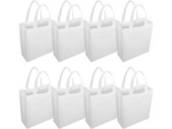 Paquete De 30 Bolsas De Compra Plegables, Reutilizables, Resistentes, Lisas, Ligeras Y Duraderas De Tela No Tejida.