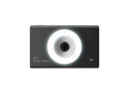 Cámara digital 4K HD con zoom 8x y luz de relleno ajustable para principiantes Cuich